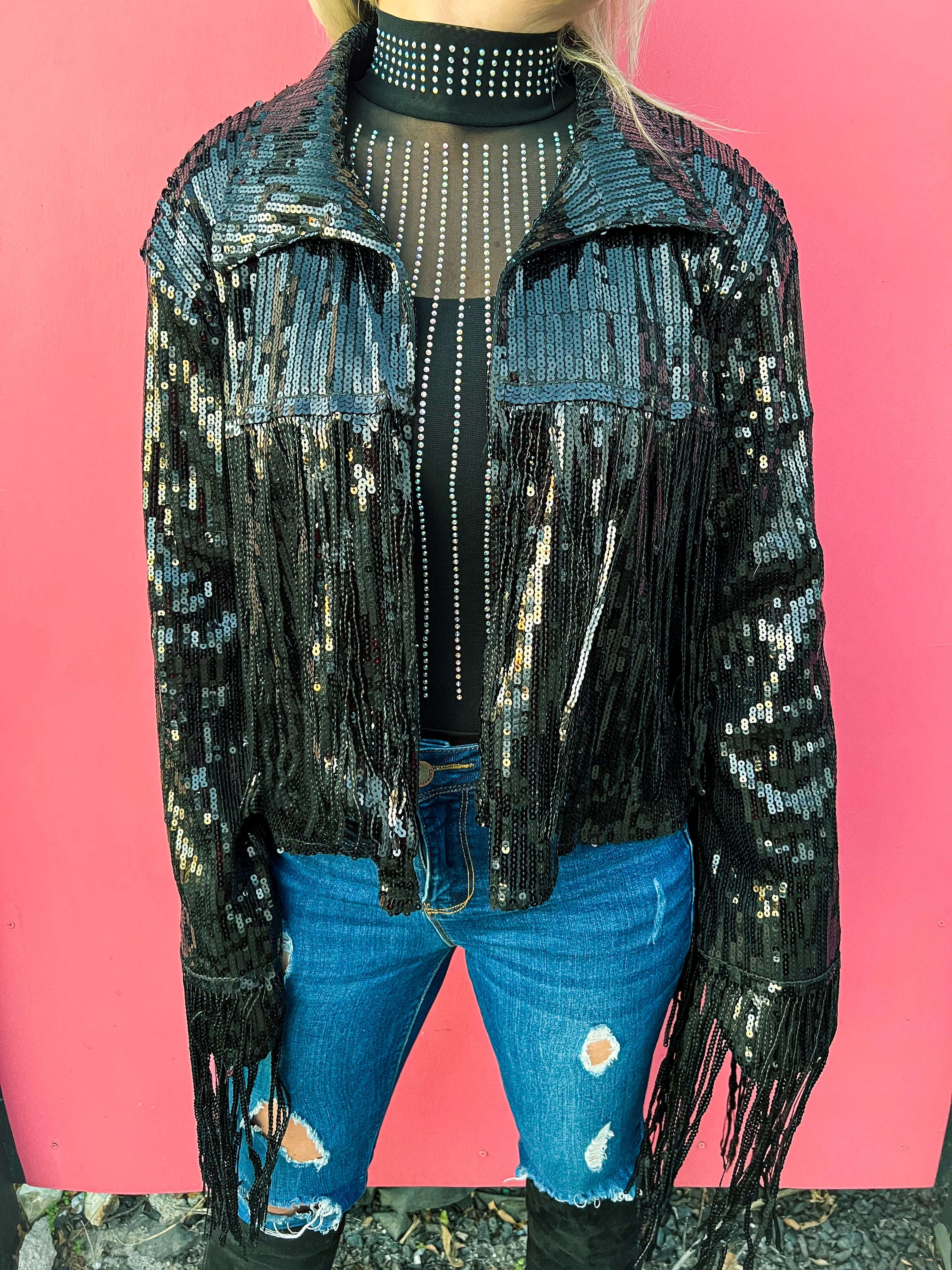 Brooke sequin sale jacket