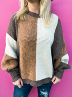 Colorblock Dolman Sweater