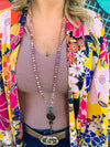 Pink Arrow Necklace
