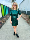 Green Sequin Dress