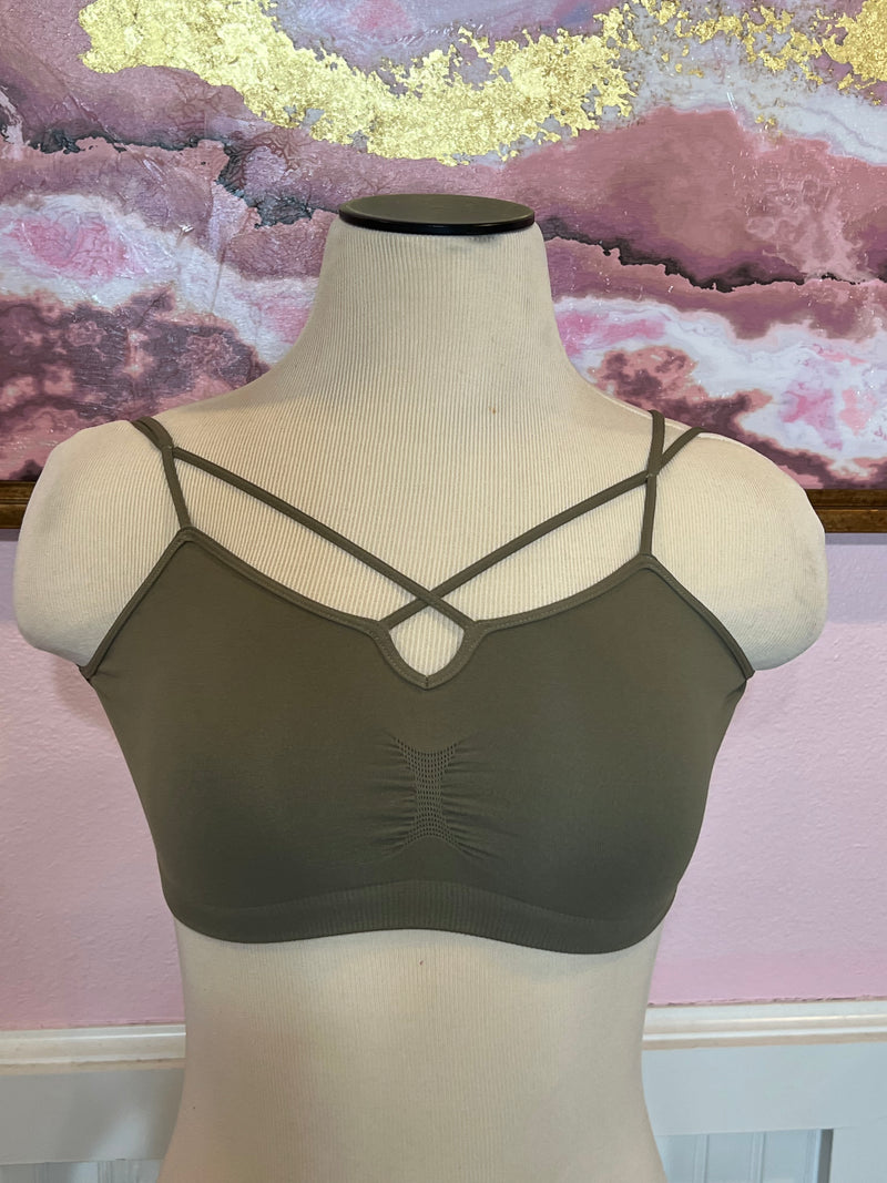 Criss-Cross Strap Bralette