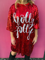 Holly Jolly Sequin Dress