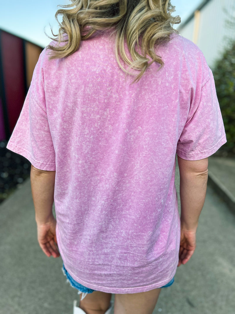 Pink Cowboy Tee