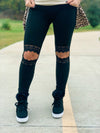 Lace Black Leggings