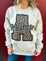 Creme Leopard Sweatshirt-AR