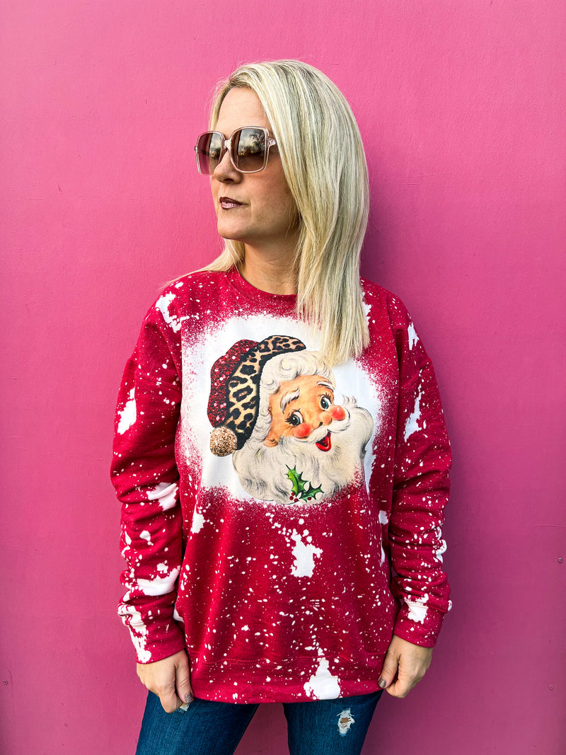 Bleached Santa Sweatshirt
