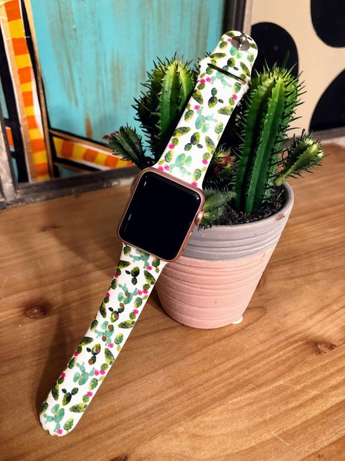Floral Cactus Watch Band-42mm