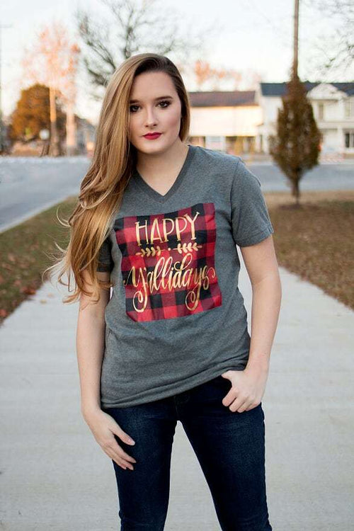 Happy Yallidays Tee